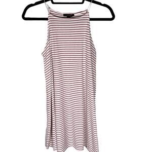 Forever 21 Size Medium Spaghetti Strap Boatneck Striped Midi Dress